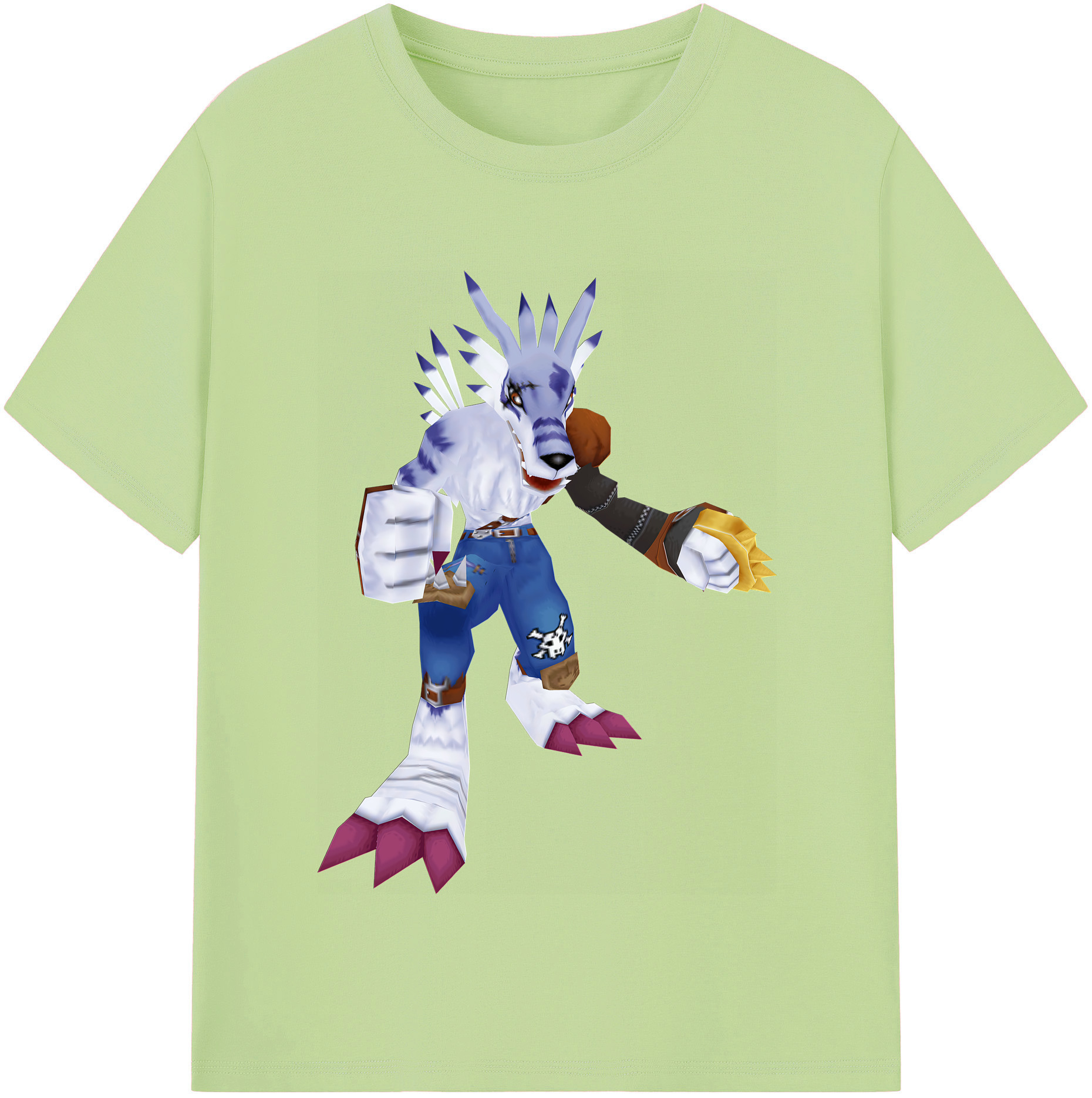 （画像用） Digimon デジタルモンスター/デジモン 綿100％半袖Tシャツ（フロントプリント）